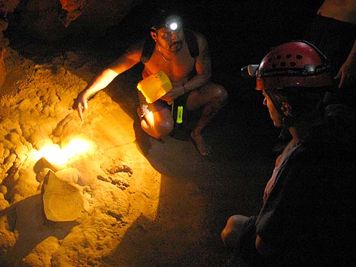 Carlos talking about Mayan pottery .jpg