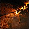 The calcified remains of a woman sacrificed over 1000 years ago by the Mayans. Her son's remains were a few steps away from her .jpg