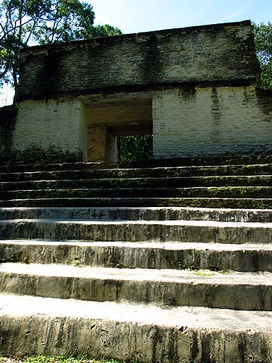 Going up to the main temple at Cahel Petch .jpg