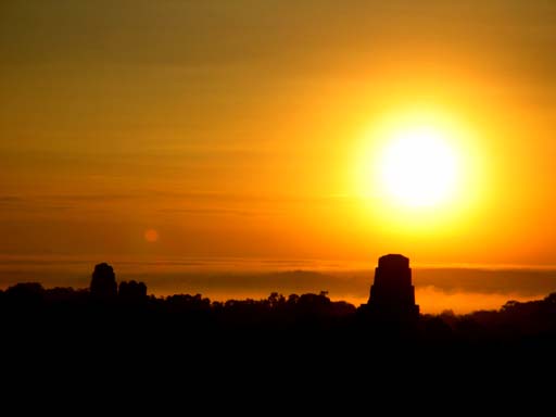 A spectacular sunrise view at 7.40 a.m. from temple 4, the highest point in Tekal 3 .jpg