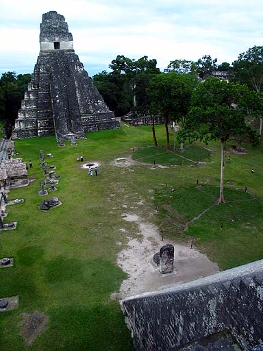 A view of Temple 1 from the top of Temple 2. Both temples are very identical and face on another .jpg