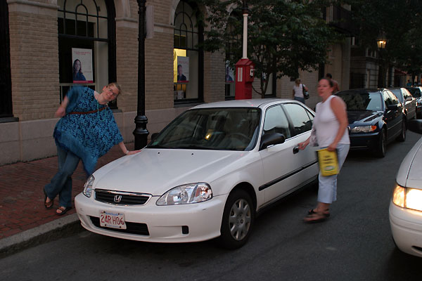 The best free parking spot on Boston! Corner of Beacon an Charles Street - The End