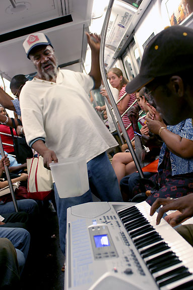 Subway players jamming